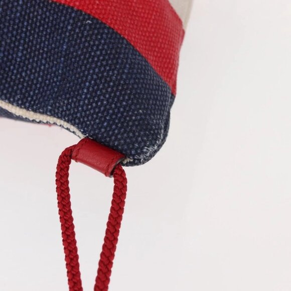 GUCCI Backpack Canvas Blue Red 473872 Auth BA7277 - Picture 3 of 16